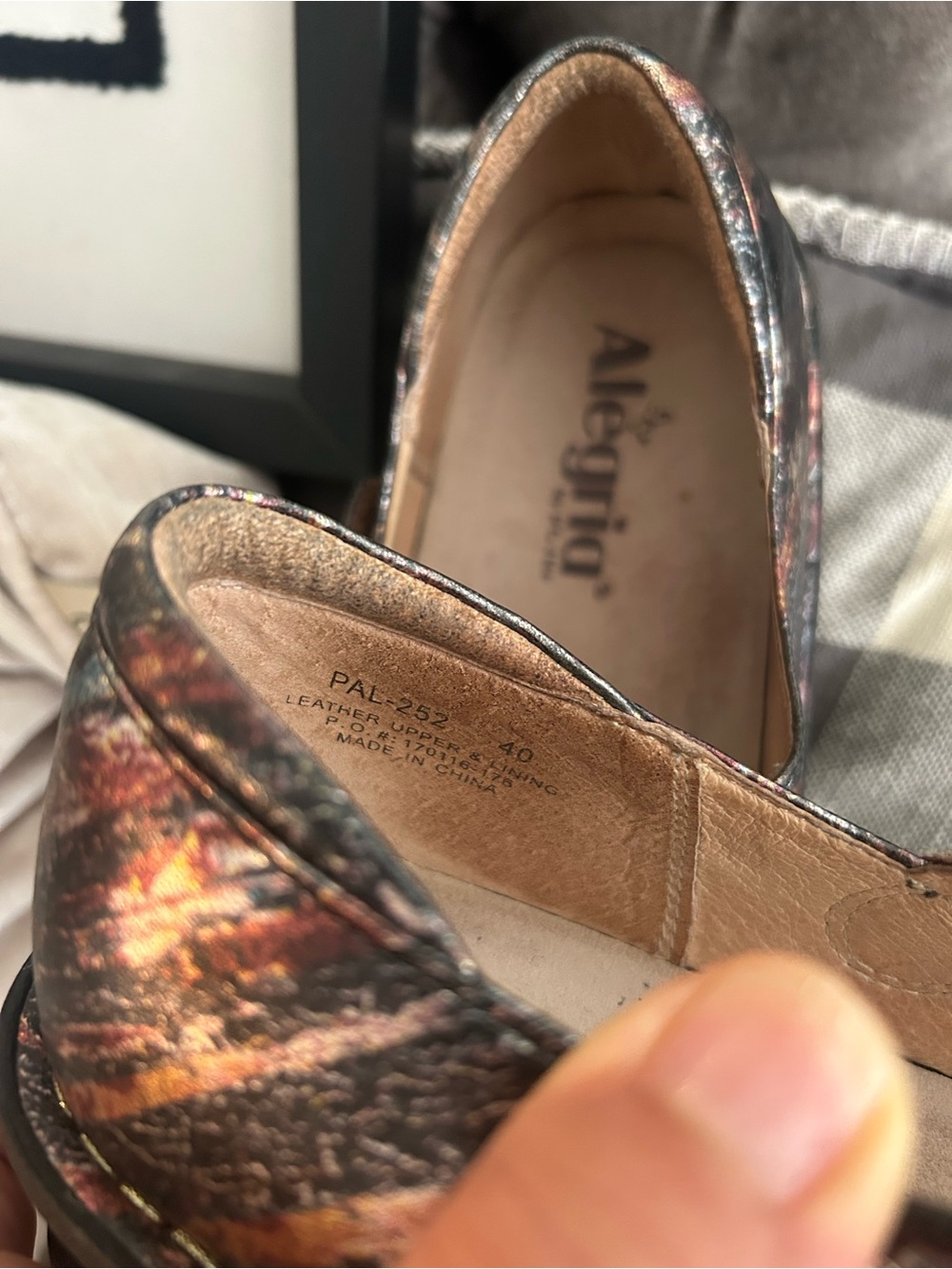 Alegria Mary Jane Shoes in Earthen 40 - Picture 6 of 8